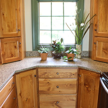Knotty Pine Kitchen