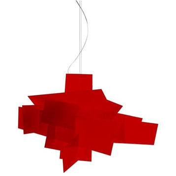 Big Bang Chandelier, Red, Small