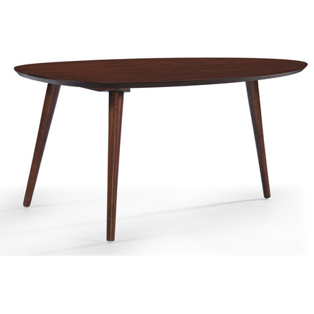 GDF Studio Caspar Mid Century Design Wood Coffee Table, Walnut