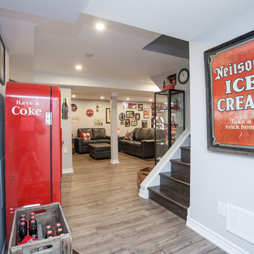 Oakville | Themed Basement Build