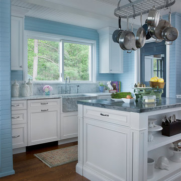 Bright Blue Beach House