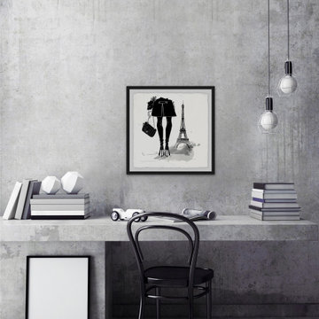 "Paris Always" Framed Painting Print