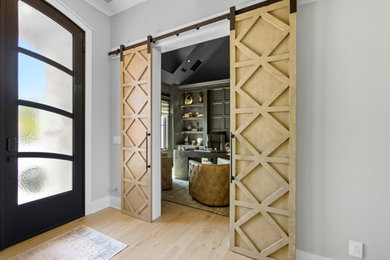 Entryway - transitional entryway idea in Other