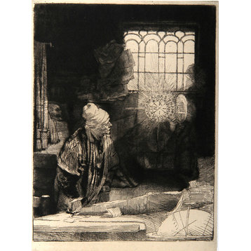 Rembrandt van Rijn "Faust, B270" Heliogravure