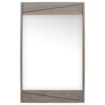 Avanity - Avanity Teak 24" Mirror, Gray Teak Finish - Bring natural beauty to your bathroom with the Avanity 24-inch teak mirror. With its simple lines and solid teak construction, this mirror is versatile and durable. Since teak is naturally water resistant this mirror promises to last even in the most high-moisture areas. Available in three finishes: natural teak, gray teak, and rustic teak.