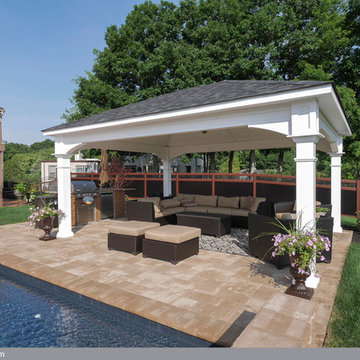 Wood Grain PVC Vinyl Fence by Illusions Vinyl Fence