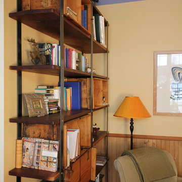 Custom Shelving unit for antique crates