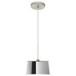 Besa Lighting - Besa Lighting 1XT-6773MR-SN Groove - One Light Cord Pendant with Flat Canopy - The Groove is a unique piece comprised of multipleGroove One Light Cor Bronze Mirror Frost  *UL Approved: YES Energy Star Qualified: n/a ADA Certified: n/a  *Number of Lights: Lamp: 1-*Wattage:50w GY6.35 Bi-pin bulb(s) *Bulb Included:Yes *Bulb Type:GY6.35 Bi-pin *Finish Type:Bronze