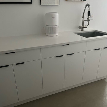 Jennifer & Brian’s Basement Bookcase, Storage &  Laundry Cabinetry