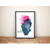 Abstract Watercolor Giclee Print, 24"x36"
