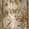 Hand-Painted Demilune Cabinet