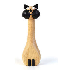 Lucie kaas　ルーシーコース　　北欧デンマークブランド　木製オブジェ　キャット - 部屋の装飾品