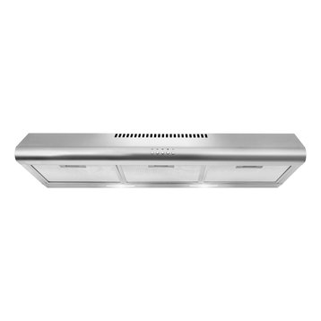 Cosmo 36" Ducted Under Cabinet Range Hood, Stainless Steel