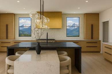 Inspiration for a modern home design remodel in Denver