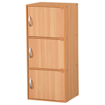 3-Door Cabinet, Beech