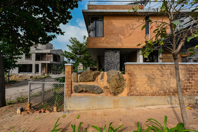 バンガロールにあるコンテンポラリースタイルのおしゃれな住まいの写真
