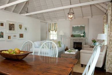Living room - coastal living room idea in Toronto