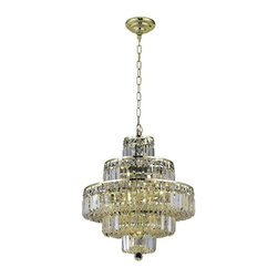 Elegant Lighting - Elegant Lighting 2038D20G/EC Chandelier Maxim - Chandeliers