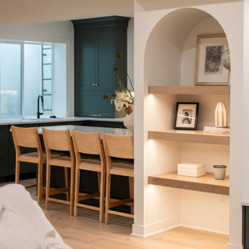 Luxury Basement Remodel with Custom Bar, Wine Display & Wellness Retreat