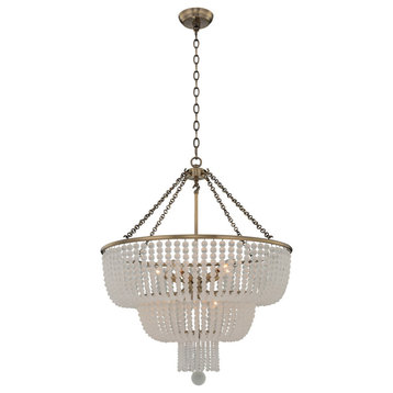 Esperanza 8 Light Pendant, Brushed Champagne Gold