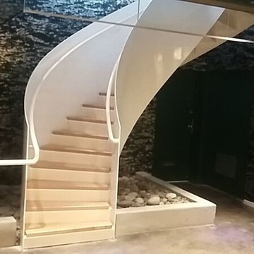 12th Avenue Contemporary Spiral Staircase