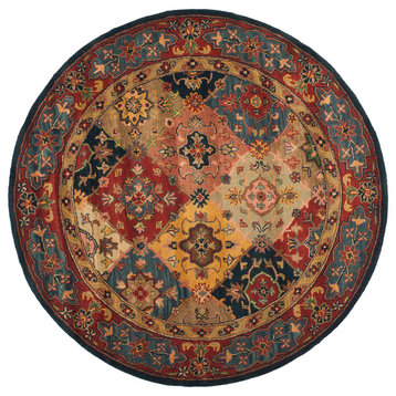 Safavieh Heritage Collection HG926 Rug, Red/Multi, 10' Round