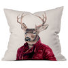 Animal Crew Red Deer Outdoor Throw Pillow, 18"