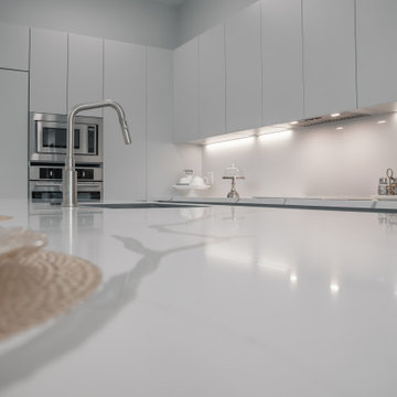 Sleek Elegance - Full Matte Lacquer Kitchen Project