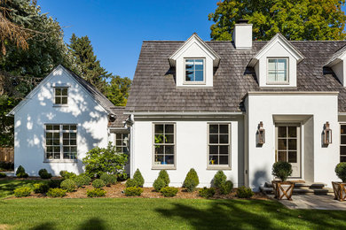 Transitional exterior home idea in Minneapolis