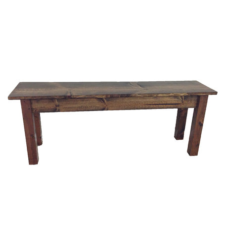 Yukon Bench, Dark Walnut, 72"