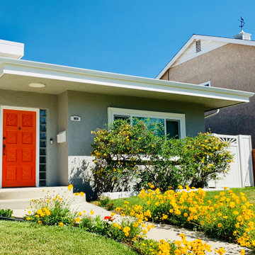 Flat face rain gutters -Burbank