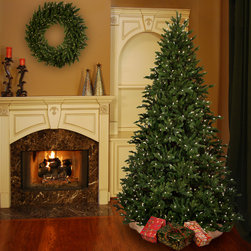 Red Sleigh - Canadian Fir Christmas Tree - Christmas Trees