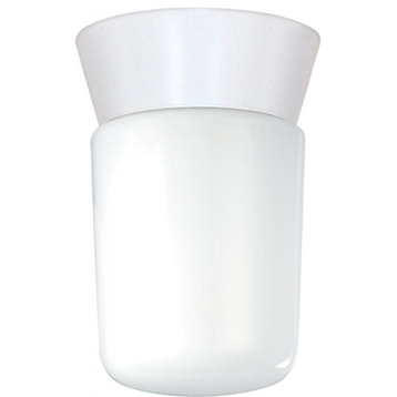 Nuvo Lighting 77/533 1 Light 4-1/4"W Outdoor Semi-Flush Ceiling - White