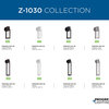 Z-1030 Collection 1-Light LED Small Wall Lantern, Metallic Gray