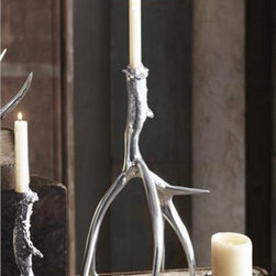 Antler Candlesticks - Candleholders