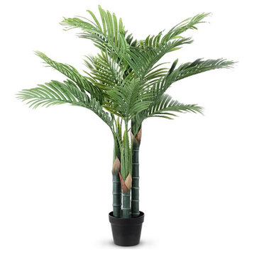 Safavieh Faux Golden Can Palm 49" Potted Tree