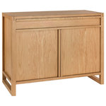 Bentley Designs - Studio Oak Furniture Narrow Sideboard - Studio Oak Narrow Sideboard offers flexibility and practicality making it perfect for modern day living. The collection is inspired by the needs of open-plan living and so this refreshing assortment has great functionality.