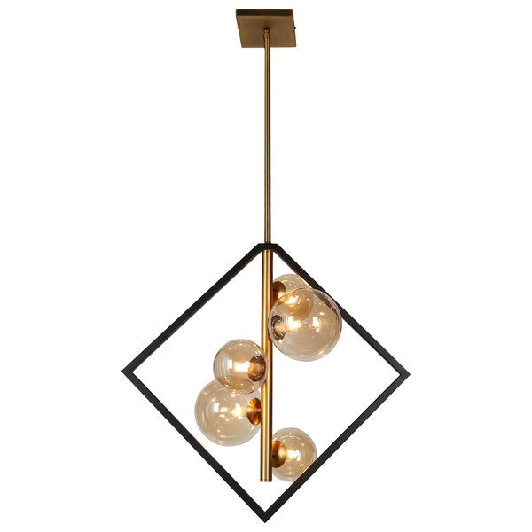 Glasgow Pendant - Matte Black, Vintage Bronze, Champagne, 5