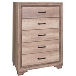 Liberty Furniture - Liberty Furniture Sun Valley 5-Drawer Chest - Clean lines and small scale create the perfect balance for condos, lofts or second bedrooms. Sun Valley features solid wood picture framed cases with Melamine tops, fronts, and sides. Themelamine provides a surface protection against scratches and wear and tear.