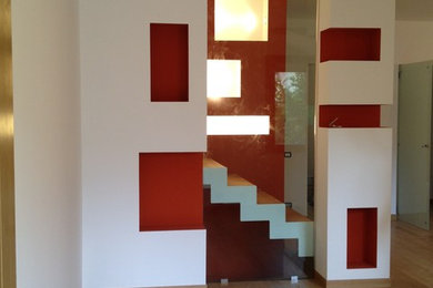 Contemporary staircase in Milan.