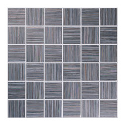 Bamboo Porcelain Tile Collection - Mosaic- Storm 2x2 - Mosaic Tile
