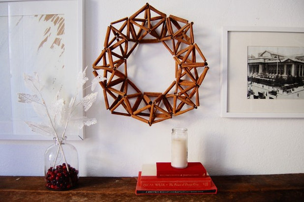 Diy: ein festlicher deko kranz aus zimtstangen für advent und ...