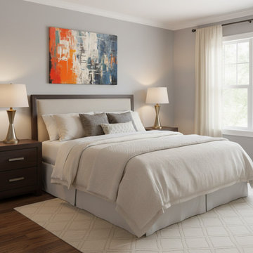 Chromatic Crossroads Transitional Wall Art