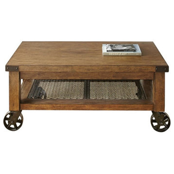 Bowery Hill Coffee Table in Distressed Oak