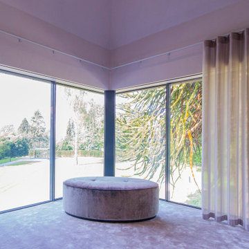Luxury Bedroom with Curtains and Blackout Blinds