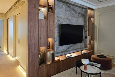 Idée de décoration pour un salon design.