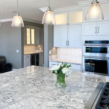 Polished & Chic Black & White Kitchen | Coto de Caza