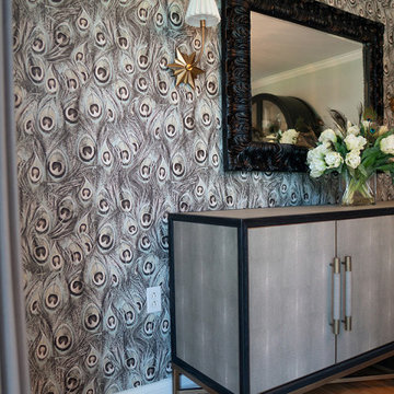 Feathered Luxe Dining & Foyer
