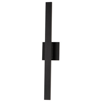 Alumilux Line 2-Light LED Outdoor Wall Sconce in Black