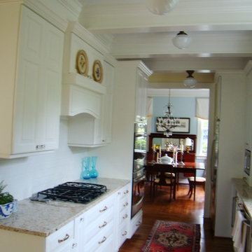 White Galley Kitchen